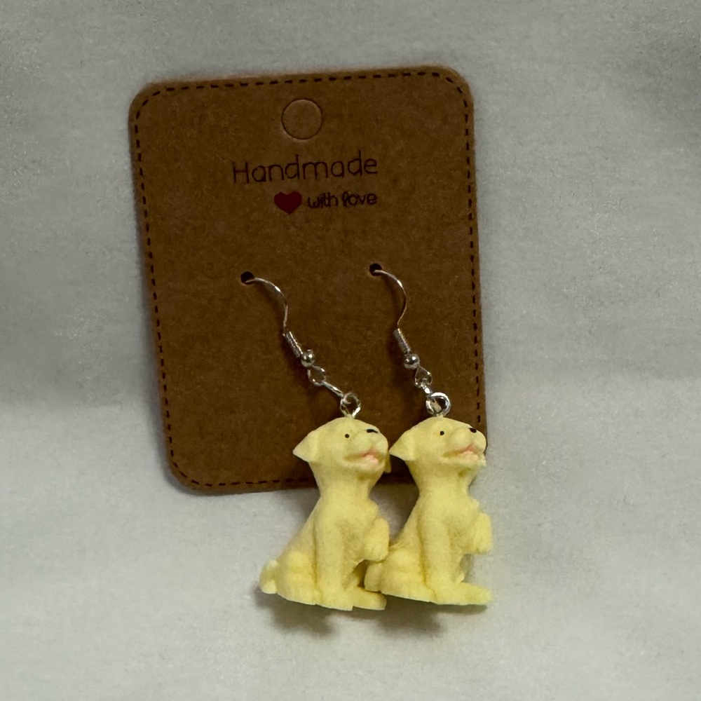 Handmade Labrador Dog Earrings